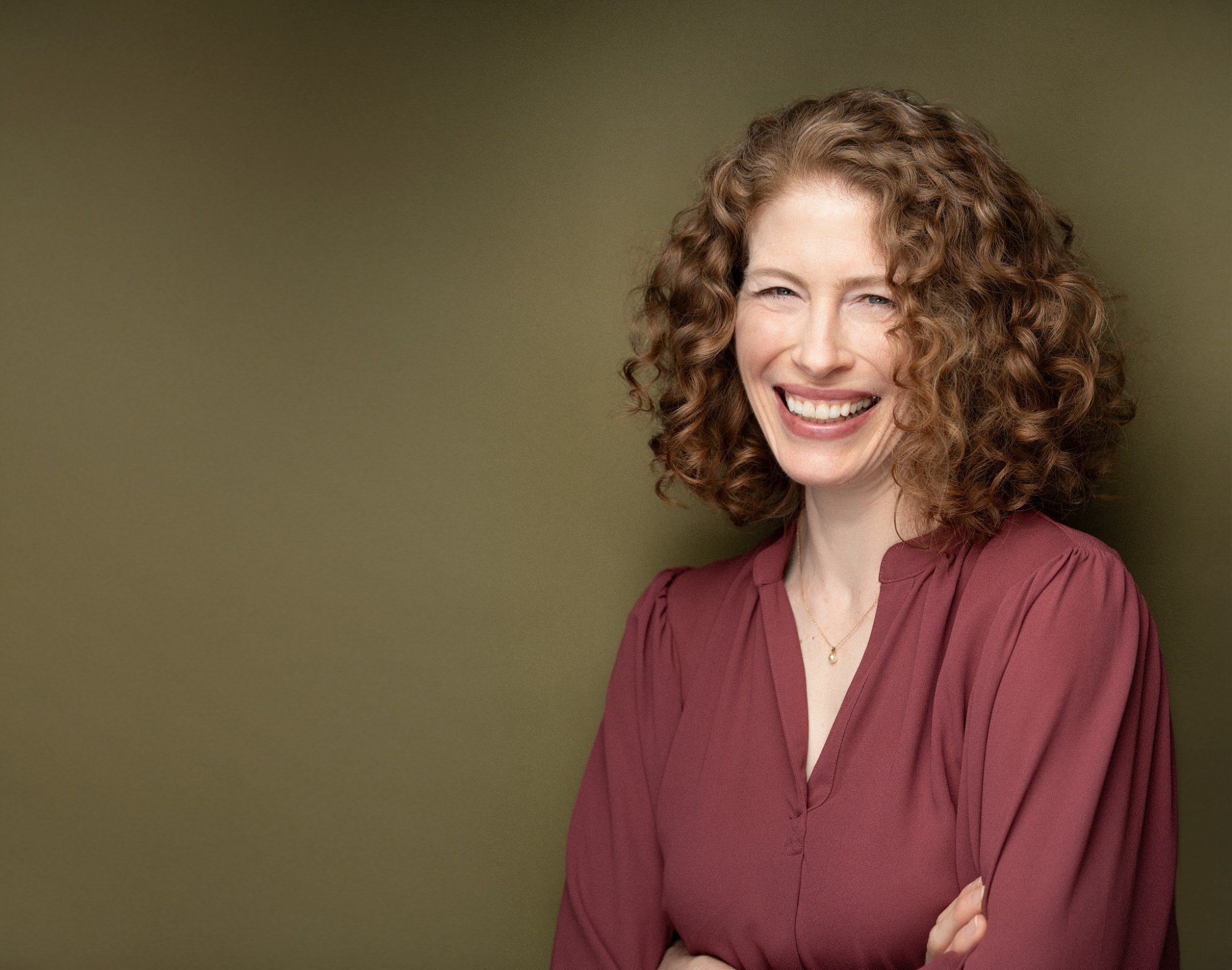 Professional headshot photographed in the Princeton studio
